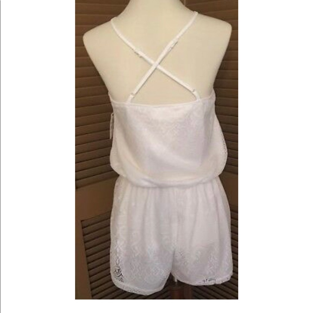 White Lace Romper